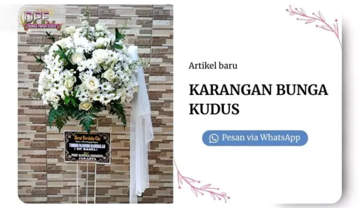 karangan bunga kudus