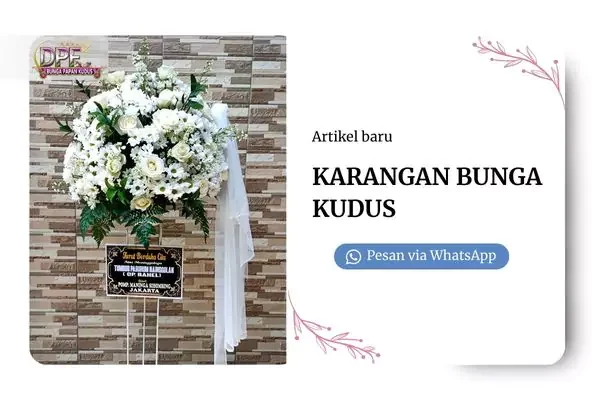 karangan bunga kudus